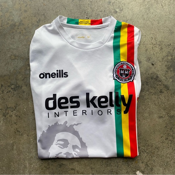 2022 Bohemian Dublin Football Shirt O’Neills Bob Marley Rasta Away Jersey
Sz M - Picture 1 of 7